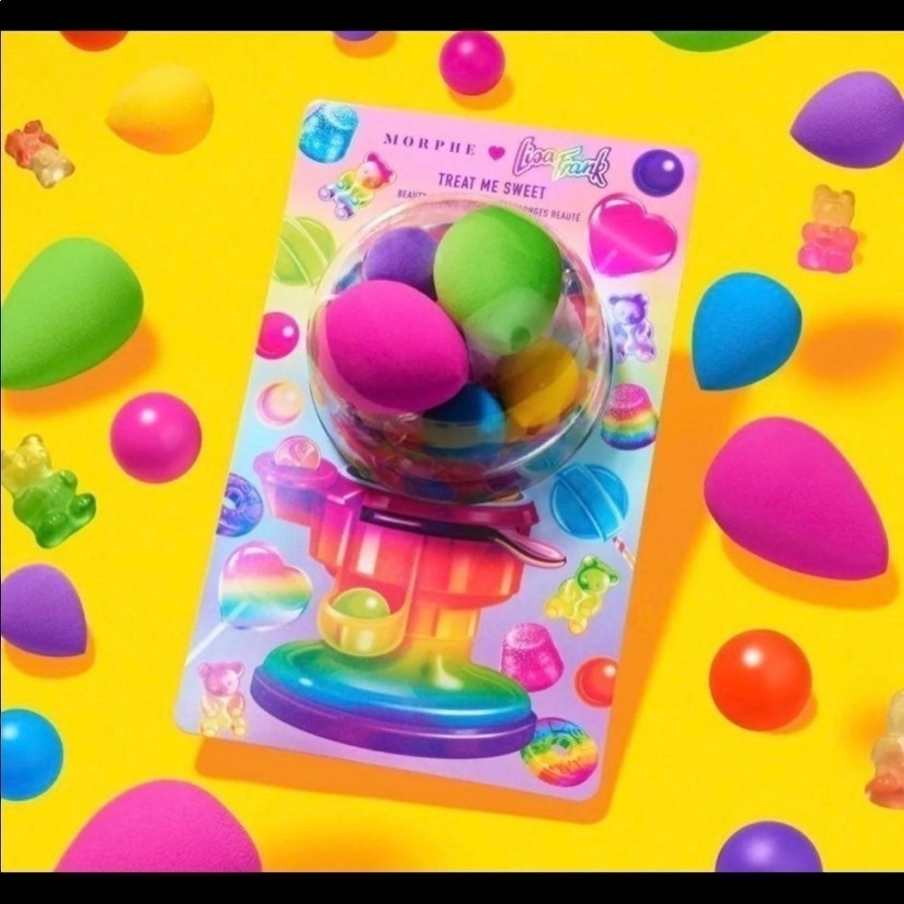 Morphe × Lisa Frank Beauty Sponge Set NIB